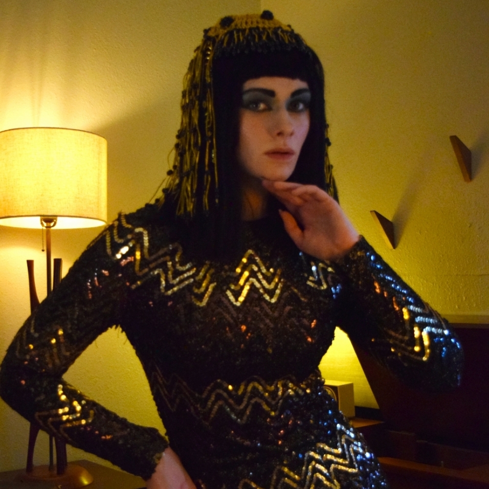 VINTAGE Late 60's Disco CLEOPATRA Full Costume